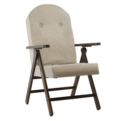 Fauteuil en Bois AMALFI Unicolore, Chaise Réglable MASLEGNO 108x65x60