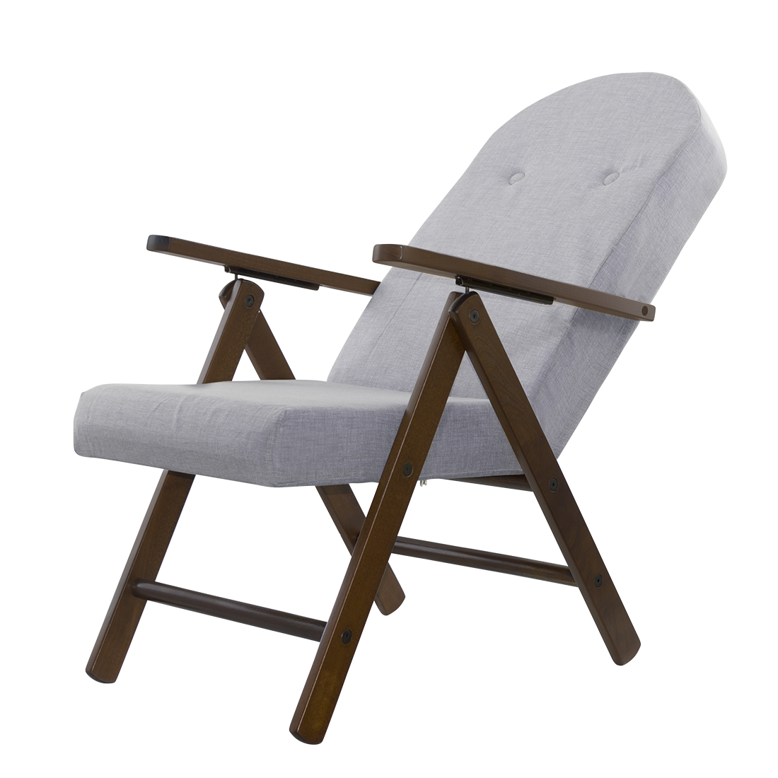 Fauteuil en Bois AMALFI Unicolore, Chaise Réglable MASLEGNO 108x65x60