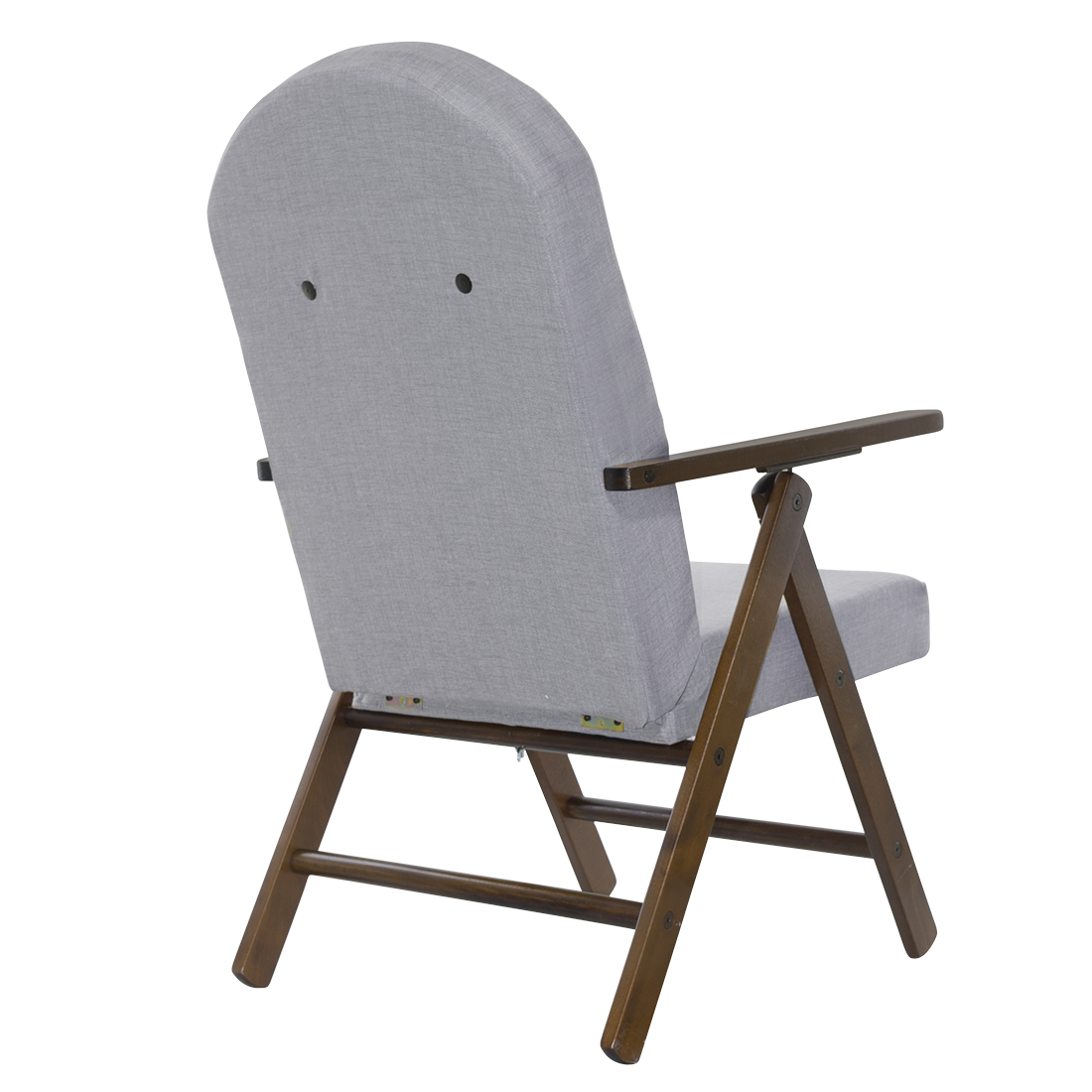Fauteuil en Bois AMALFI Unicolore, Chaise Réglable MASLEGNO 108x65x60