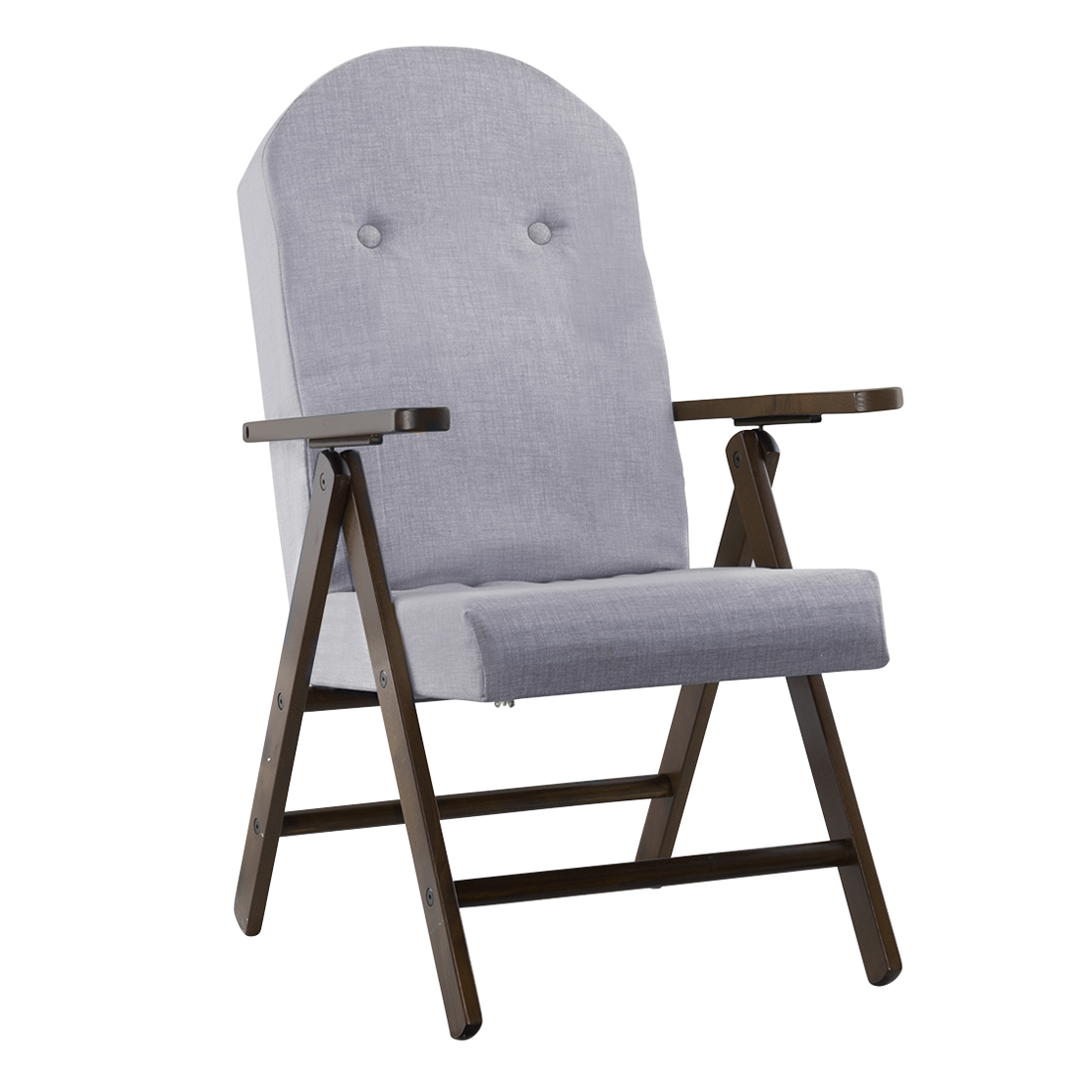 Fauteuil en Bois AMALFI Unicolore, Chaise Réglable MASLEGNO 108x65x60