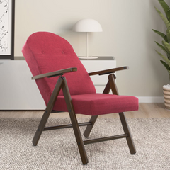 Fauteuil en Bois AMALFI Unicolore, Chaise Réglable MASLEGNO 108x65x60