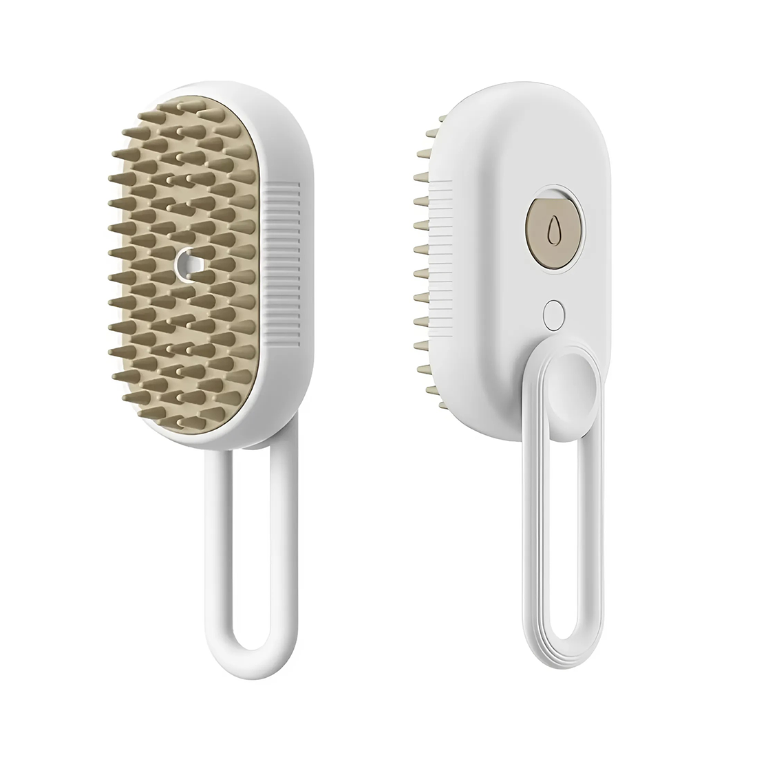 Brosse de Massage Électrique à Vapeur sans Fil Rechargeable pour Chiens et Chats