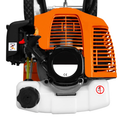 Motozappe à essence 52cc, fraiseuse de jardin moteur à explosion 2 temps 1,65 kW