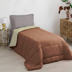 Couette simple d'hiver matelassée double face 170x260 cm Made in Italy