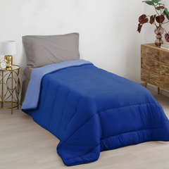 Couette simple d'hiver matelassée double face 170x260 cm Made in Italy