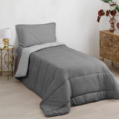 Couette simple d'hiver matelassée double face 170x260 cm Made in Italy