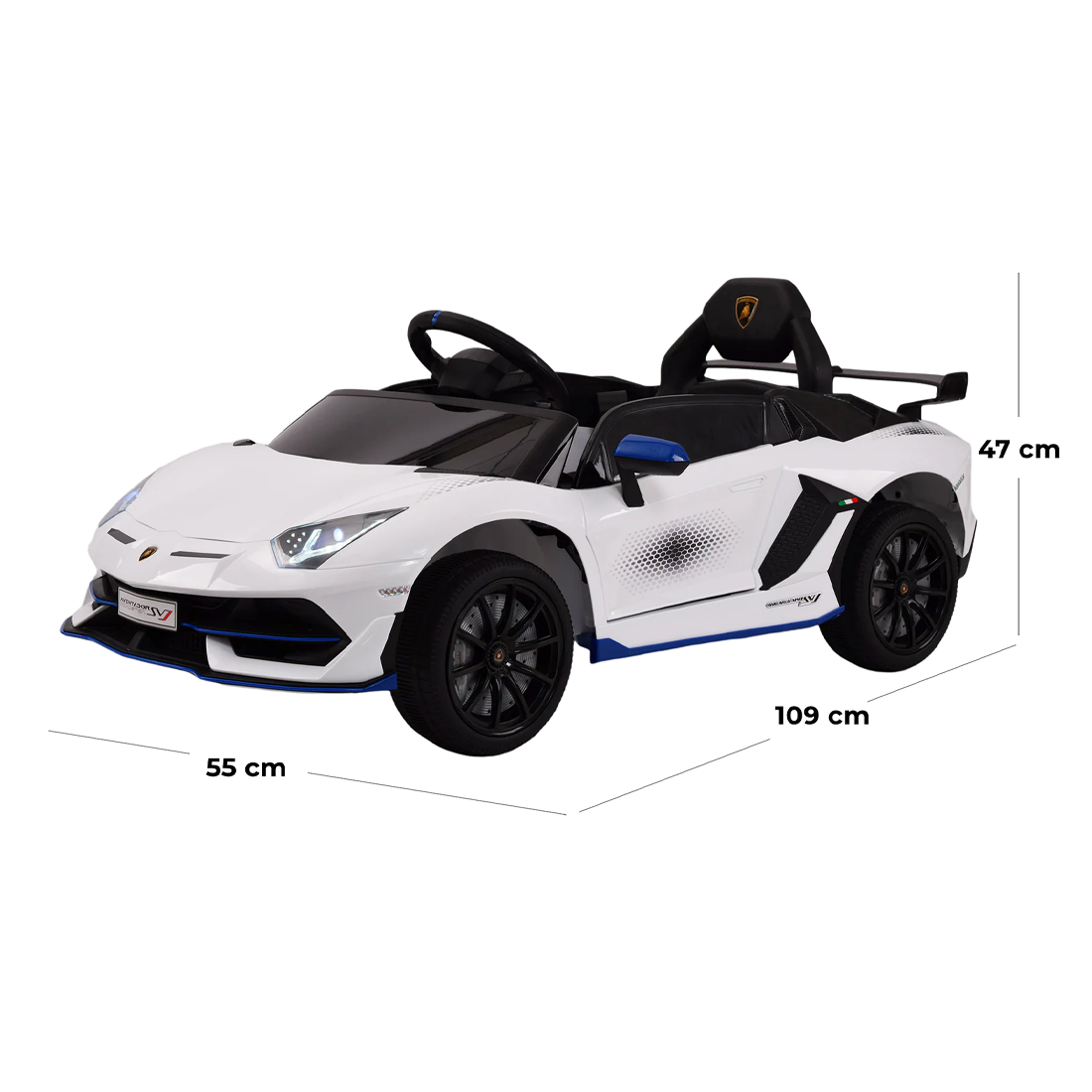 Voiture électrique pour enfants LT971 Lamborghini SVJ SMALL avec télécommande