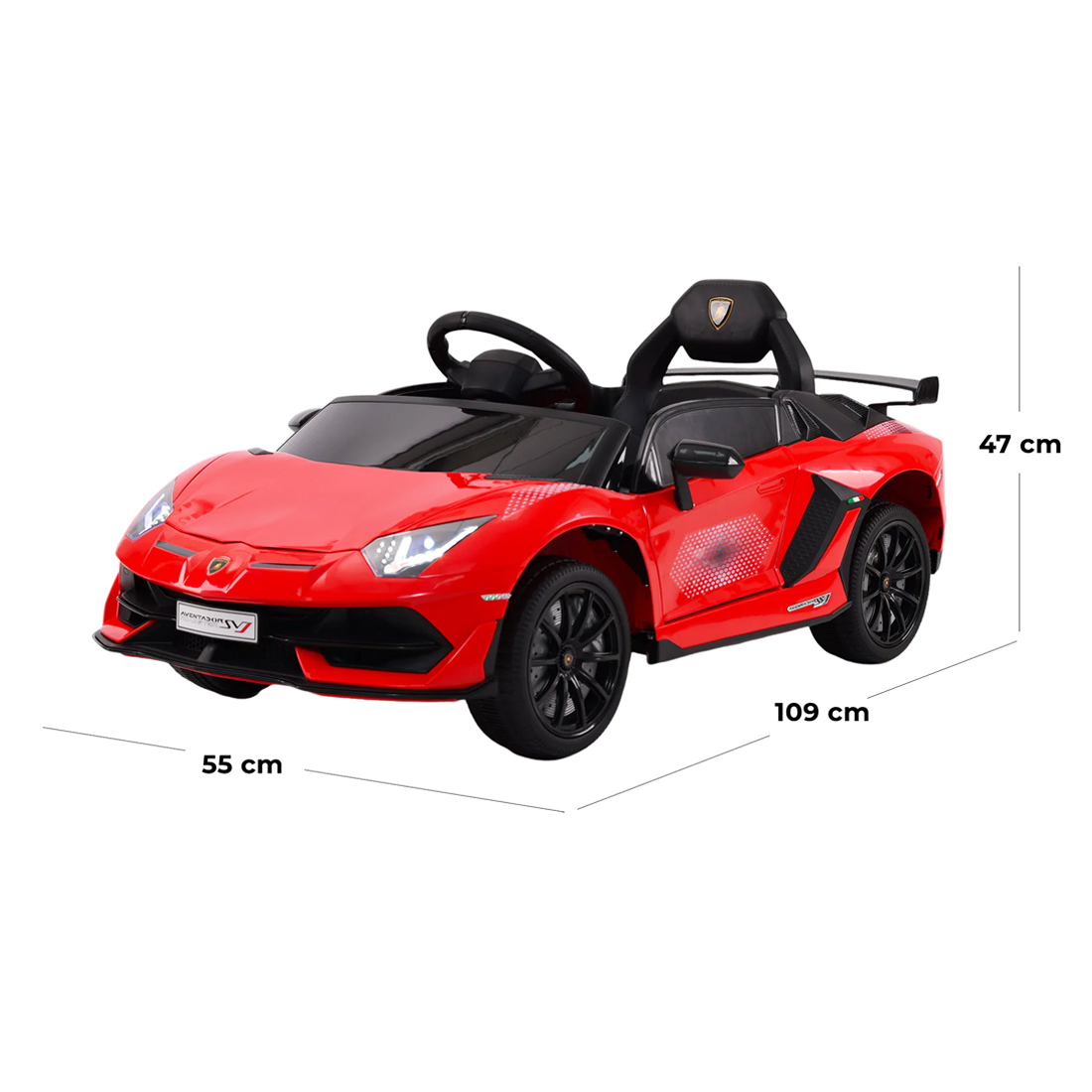 Voiture électrique pour enfants LT971 Lamborghini SVJ SMALL avec télécommande