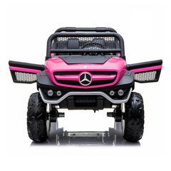 Voiture électrique LT972 Mercedes Unimog pour enfants, avec lumières et sons