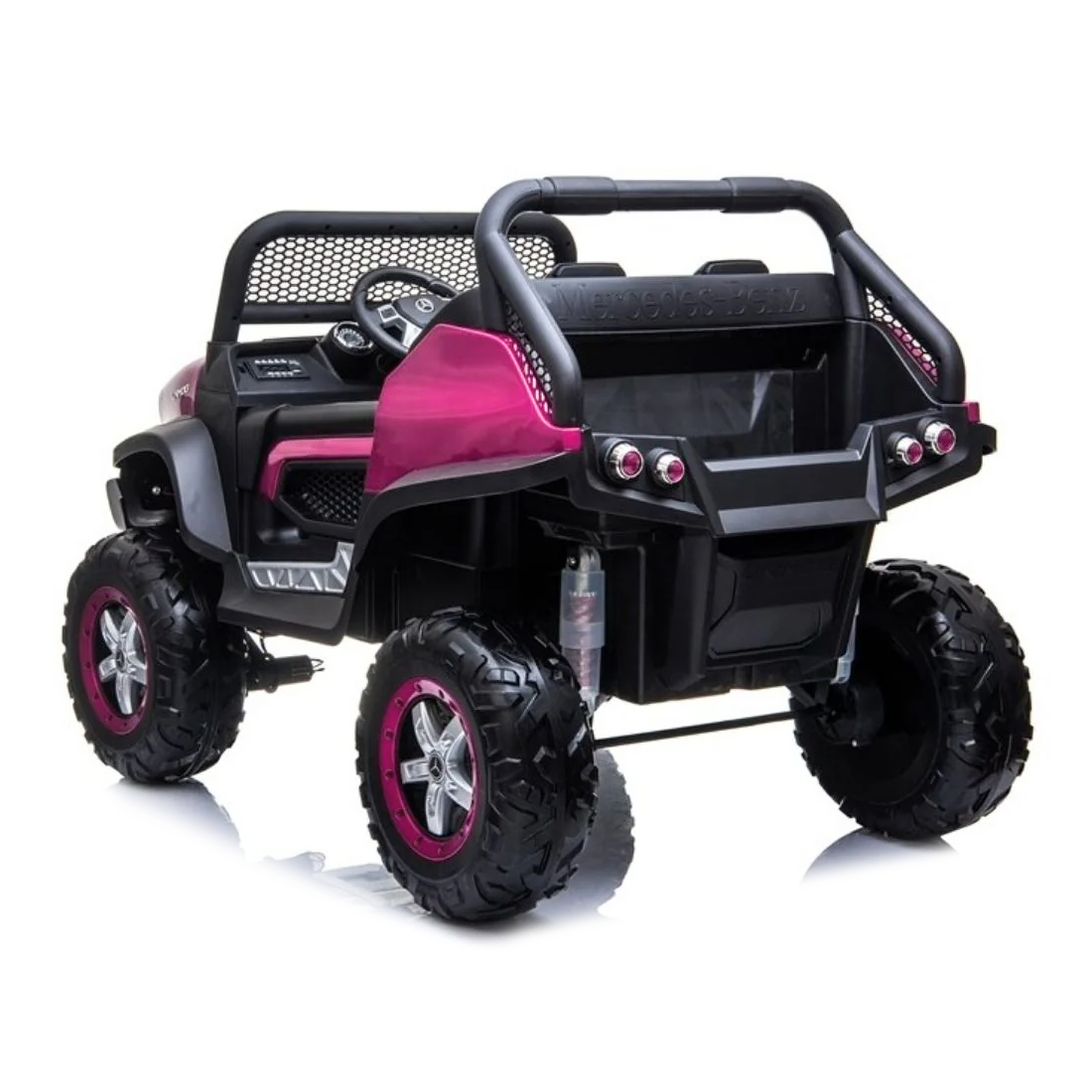 Voiture électrique LT972 Mercedes Unimog pour enfants, avec lumières et sons