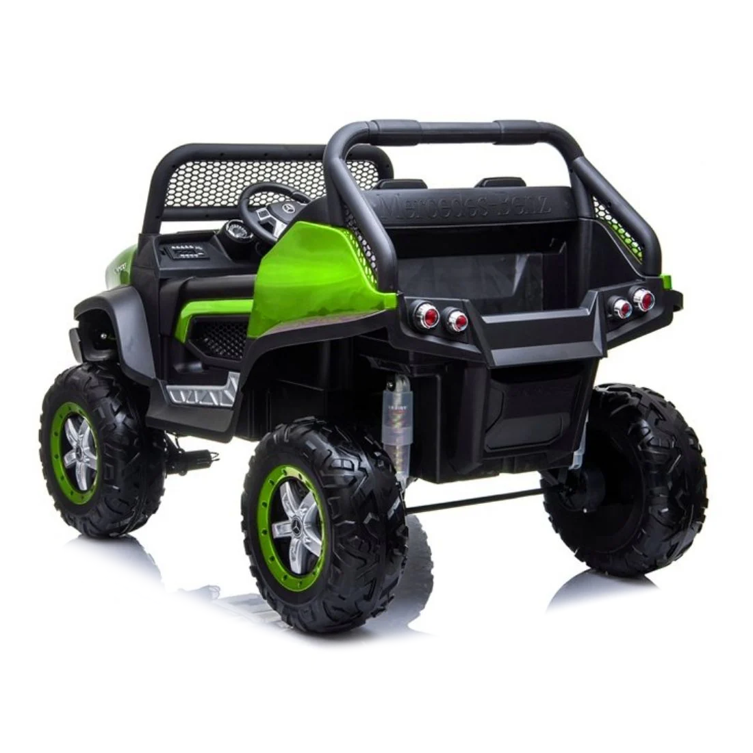 Voiture électrique LT972 Mercedes Unimog pour enfants, avec lumières et sons