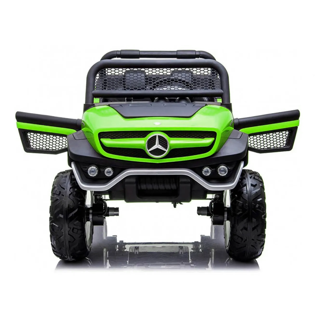 Voiture électrique LT972 Mercedes Unimog pour enfants, avec lumières et sons