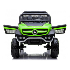 Voiture électrique LT972 Mercedes Unimog pour enfants, avec lumières et sons