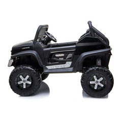Voiture électrique LT972 Mercedes Unimog pour enfants, avec lumières et sons