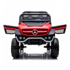 Voiture électrique LT972 Mercedes Unimog pour enfants, avec lumières et sons