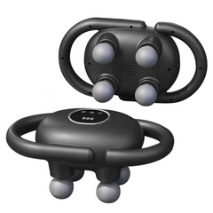 Pistolet de Massage Électrique 4 Têtes pour Massage Musculaire à Batterie 15W