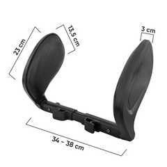 Coussin de tête pour voiture de voyage, support réglable pour le cou à 180°