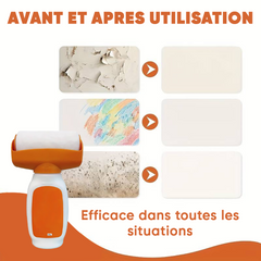Rouleau Peinture Mur 500g Blanc 2 en 1 pour Retouche Peinture à l'Eau