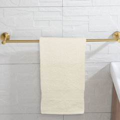 Ensemble de 8 serviettes : 4 pour le visage et 4 invités, en pur coton