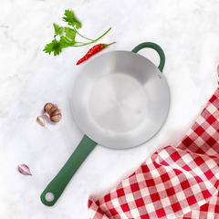 Batterie de Casseroles en Aluminium de 12 Pièces avec Couvercle en Verre Trempé
