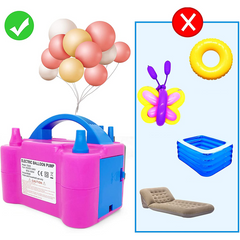 Gonfleur de Ballons Électrique Pompe pour Fêtes avec Deux Modes Portable