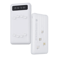 Powerbank 58000mAh Chargeur Rapide Portable avec 4 Câbles Inclus USB
