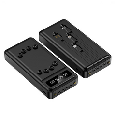 Powerbank 58000mAh Chargeur Rapide Portable avec 4 Câbles Inclus USB
