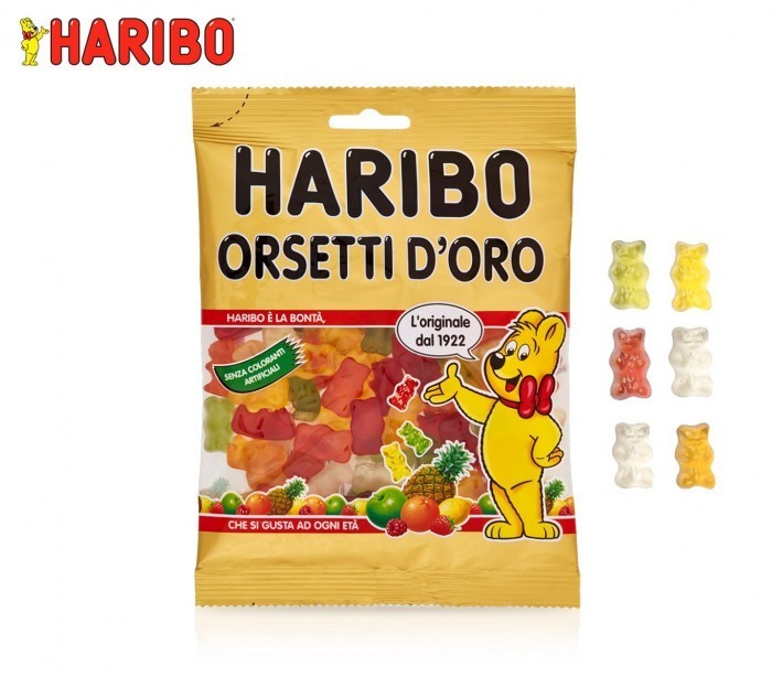 Pack Party de 130 Mini sachets de bonbons HARIBO sacs goûts mixtes