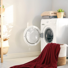 Housse de canapé 3 places avec élastique, uni, anti-tache en tissu piqué