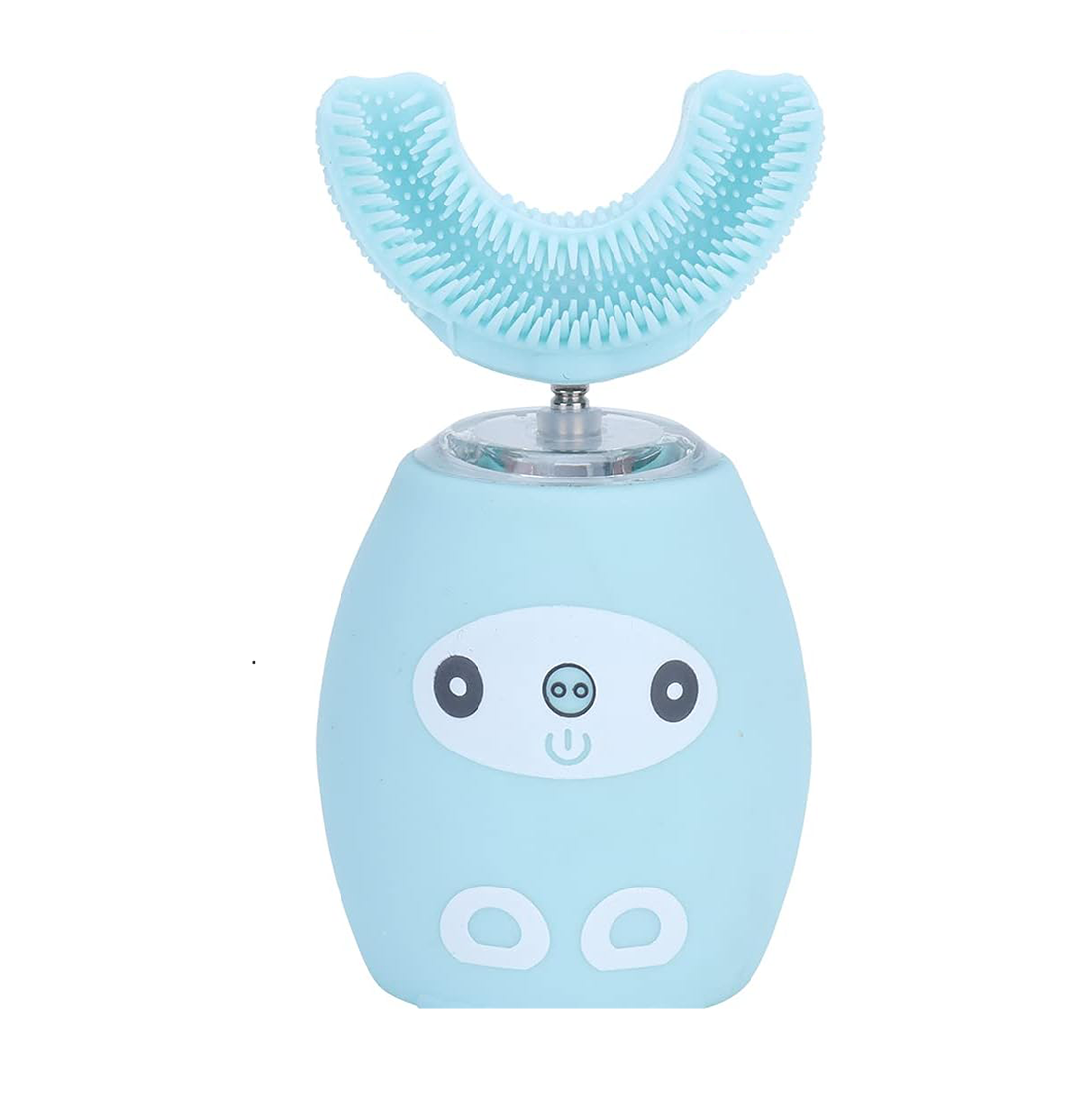 Brosse à dents électrique pour enfants en silicone doux, nettoyage à 360°