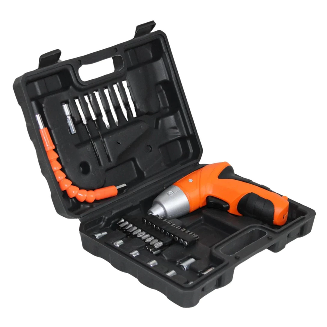 Mini Perceuse Visseuse 3.6V Batterie Rechargeable Kit 45 Accessoires et Mallette