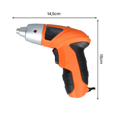 Mini Perceuse Visseuse 3.6V Batterie Rechargeable Kit 45 Accessoires et Mallette