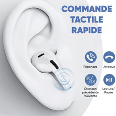 Écouteurs A9 Pro Bluetooth 54 sans fil affichage LED tactile son HI FI