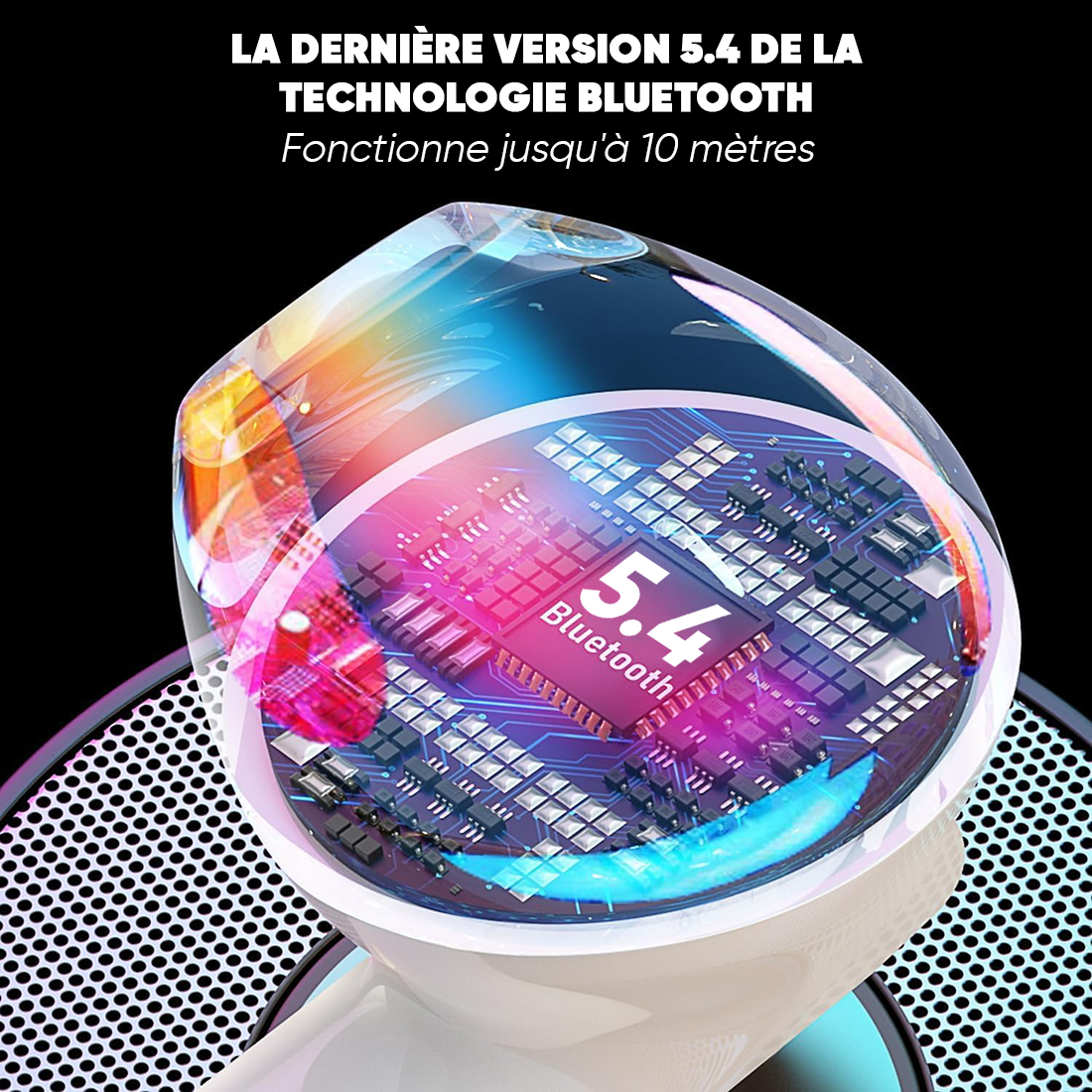 Écouteurs A9 Pro Bluetooth 54 sans fil affichage LED tactile son HI FI