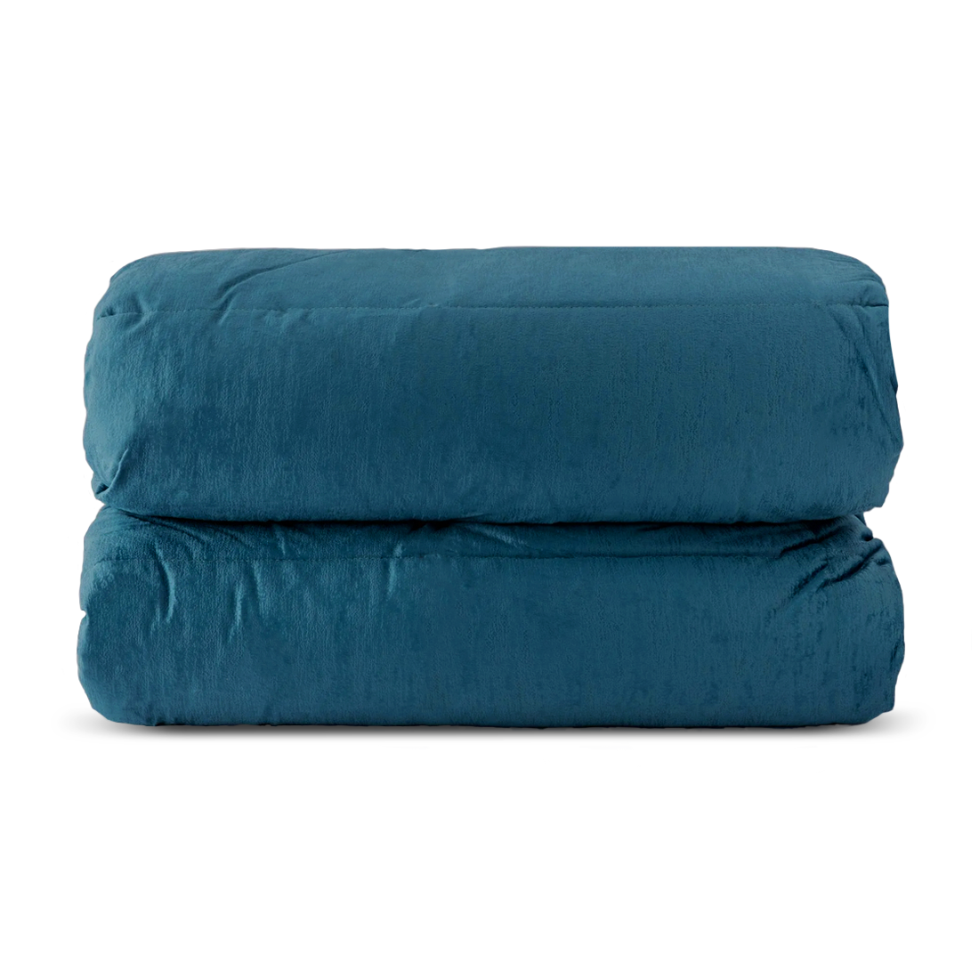 Couette Matrimoniale Velours Duvet Double Face Uni avec Housse de Tête