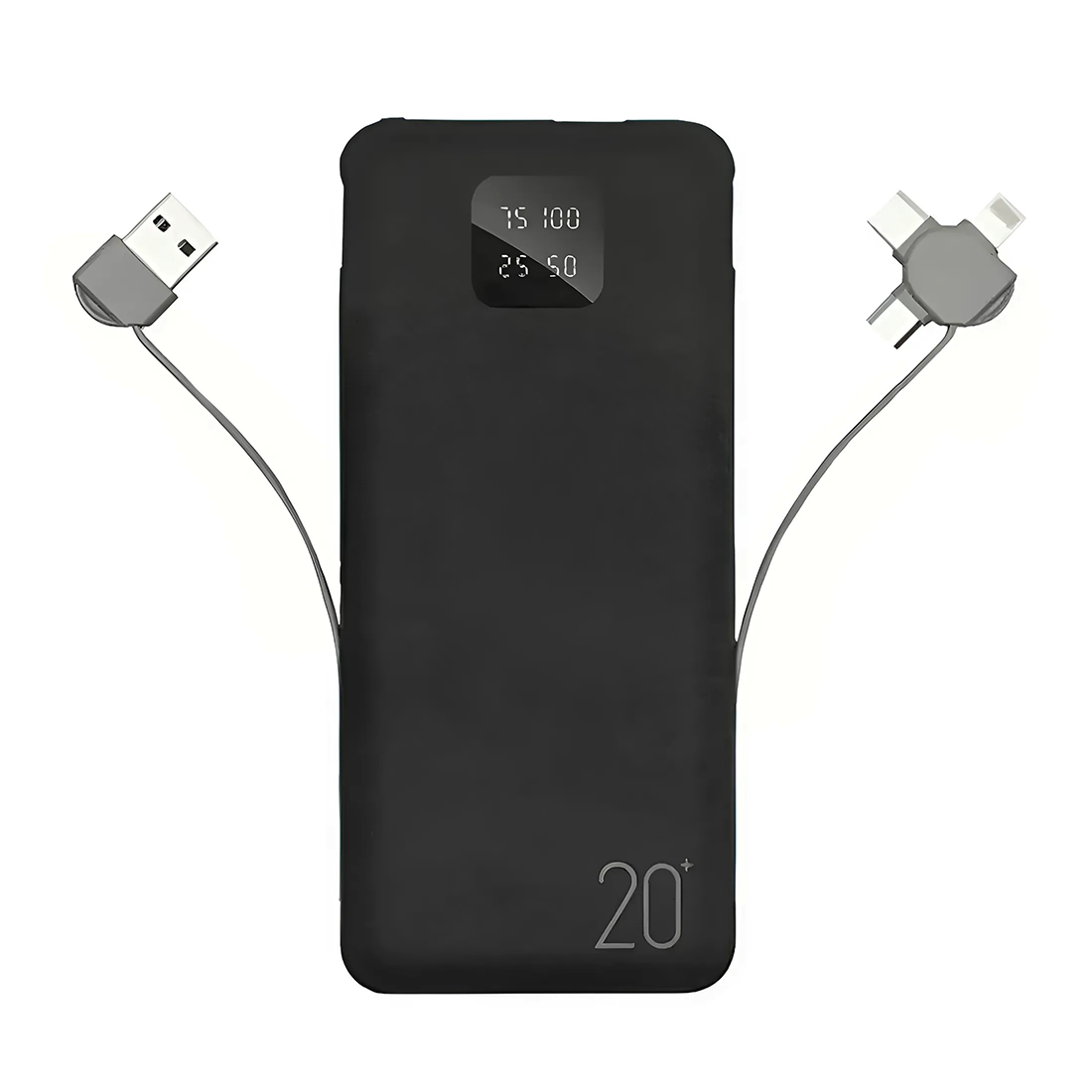 Powerbank 20000mAh chargeur rapide portable avec 4 ports USB