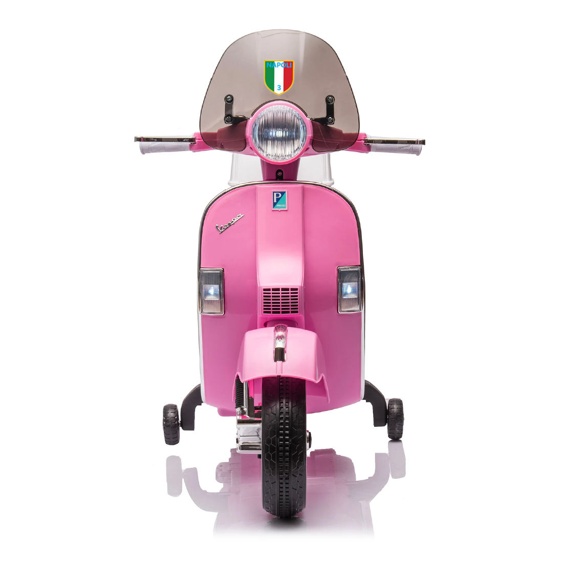 Moto Électrique Scooter pour Enfants LT960 Vespa PX150 Full Napoli avec Top Case