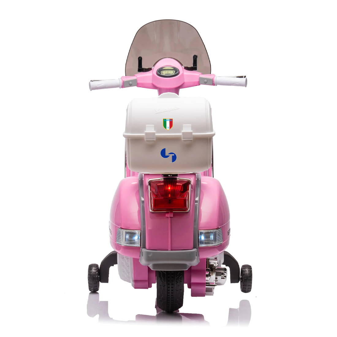 Moto Électrique Scooter pour Enfants LT960 Vespa PX150 Full Napoli avec Top Case