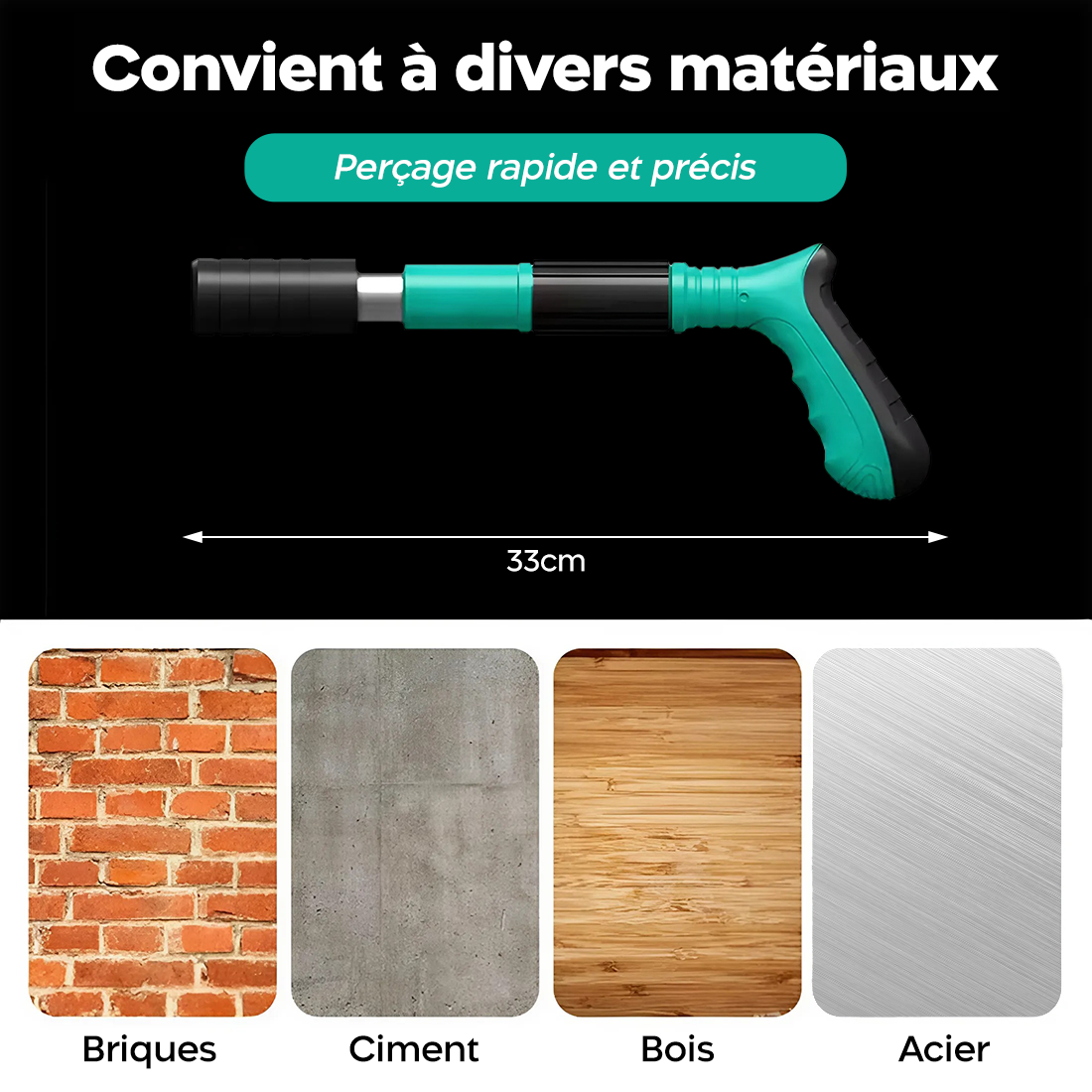 Pistolet à Clous et Rivets, Riveteuse Manuelle en Acier à Air Comprimé.