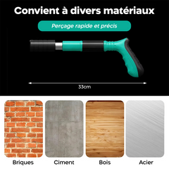 Pistolet à Clous et Rivets, Riveteuse Manuelle en Acier à Air Comprimé.