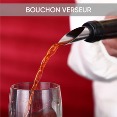Porte-bouteilles de vin en simili cuir 4 places avec accessoires ouvre-bouteille