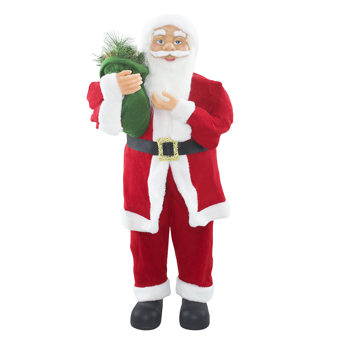 Père Noël Costume Rouge et Blanc 144409 Décoration de Noël 90H cm