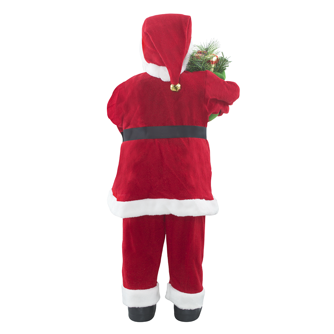 Père Noël Costume Rouge et Blanc 144409 Décoration de Noël 90H cm