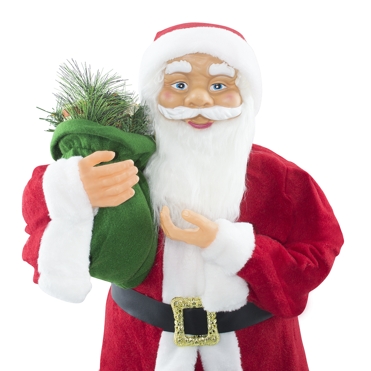 Père Noël Costume Rouge et Blanc 144409 Décoration de Noël 90H cm