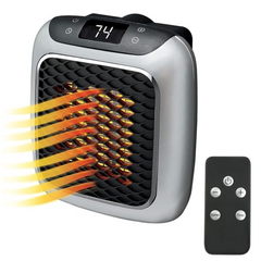 Mini radiateur électrique portable 800W avec écran LED et minuterie réglable
