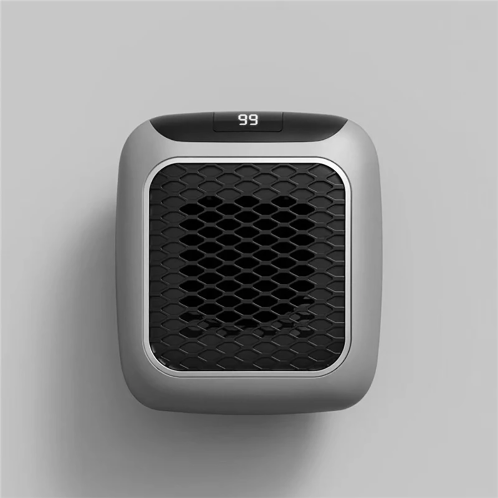 Mini radiateur électrique portable 800W avec écran LED et minuterie réglable