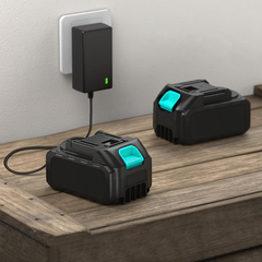 Tronçonneuse sans fil 3980W, lame 12", double batterie 21V, avec mallette