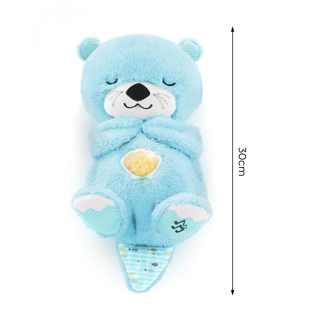 Peluche Loutre Respirant avec Musique et Lumières Apaisantes pour Bébés