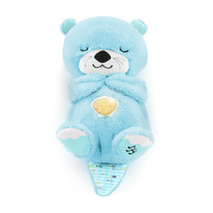 Peluche Loutre Respirant avec Musique et Lumières Apaisantes pour Bébés
