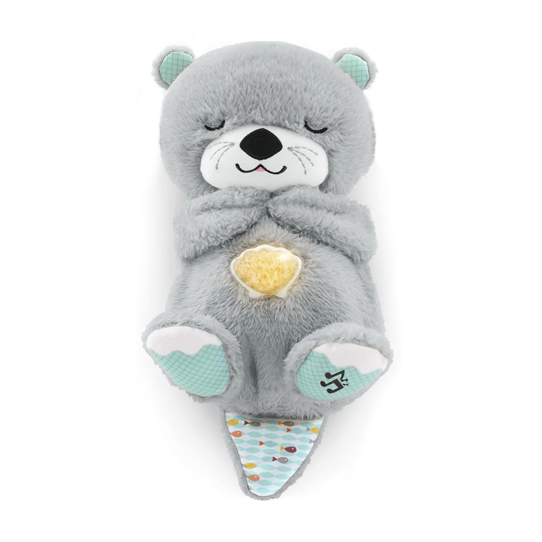 Peluche Loutre Respirant avec Musique et Lumières Apaisantes pour Bébés